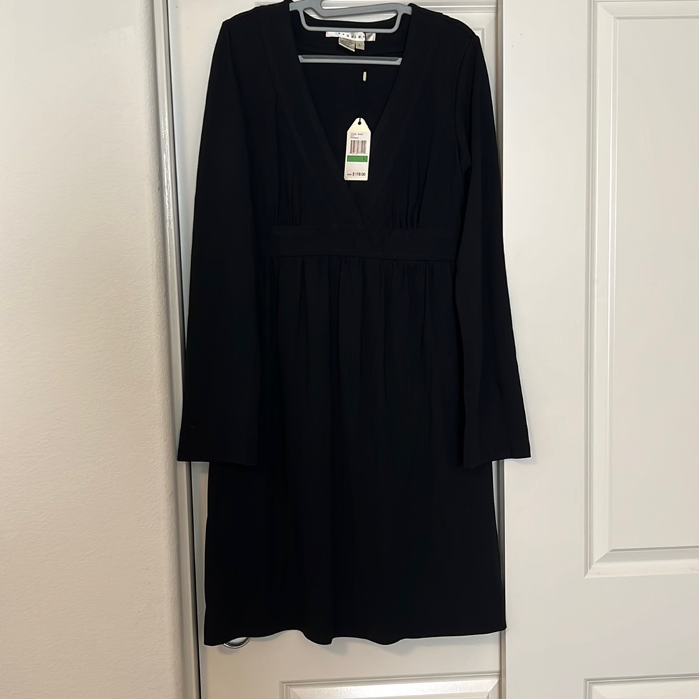 7M10p69 Black, Veronique, long sleeve dress, size L